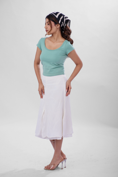 Vayra Scoop Neck Top - Mint