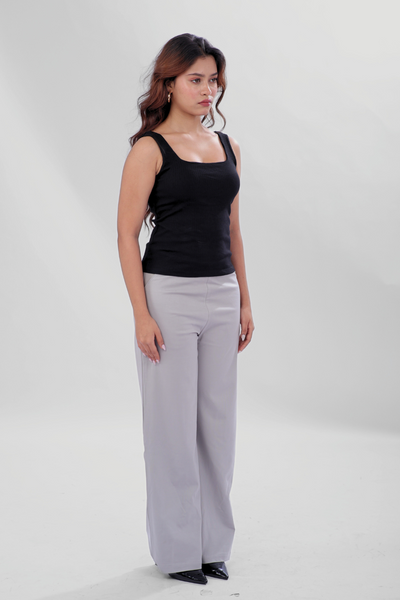 The 'Unhooked' Inbuilt Bra Top - Black