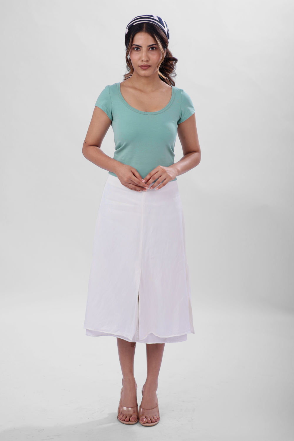 Vayra Scoop Neck Top - Mint