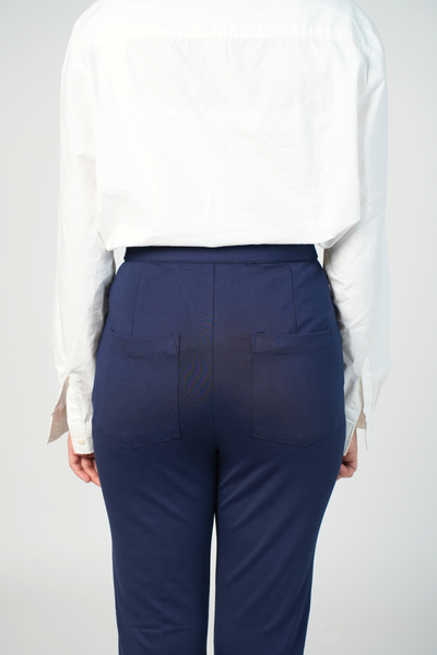 Swiss Sculpt BootCut Flare Pants - Navy Blue