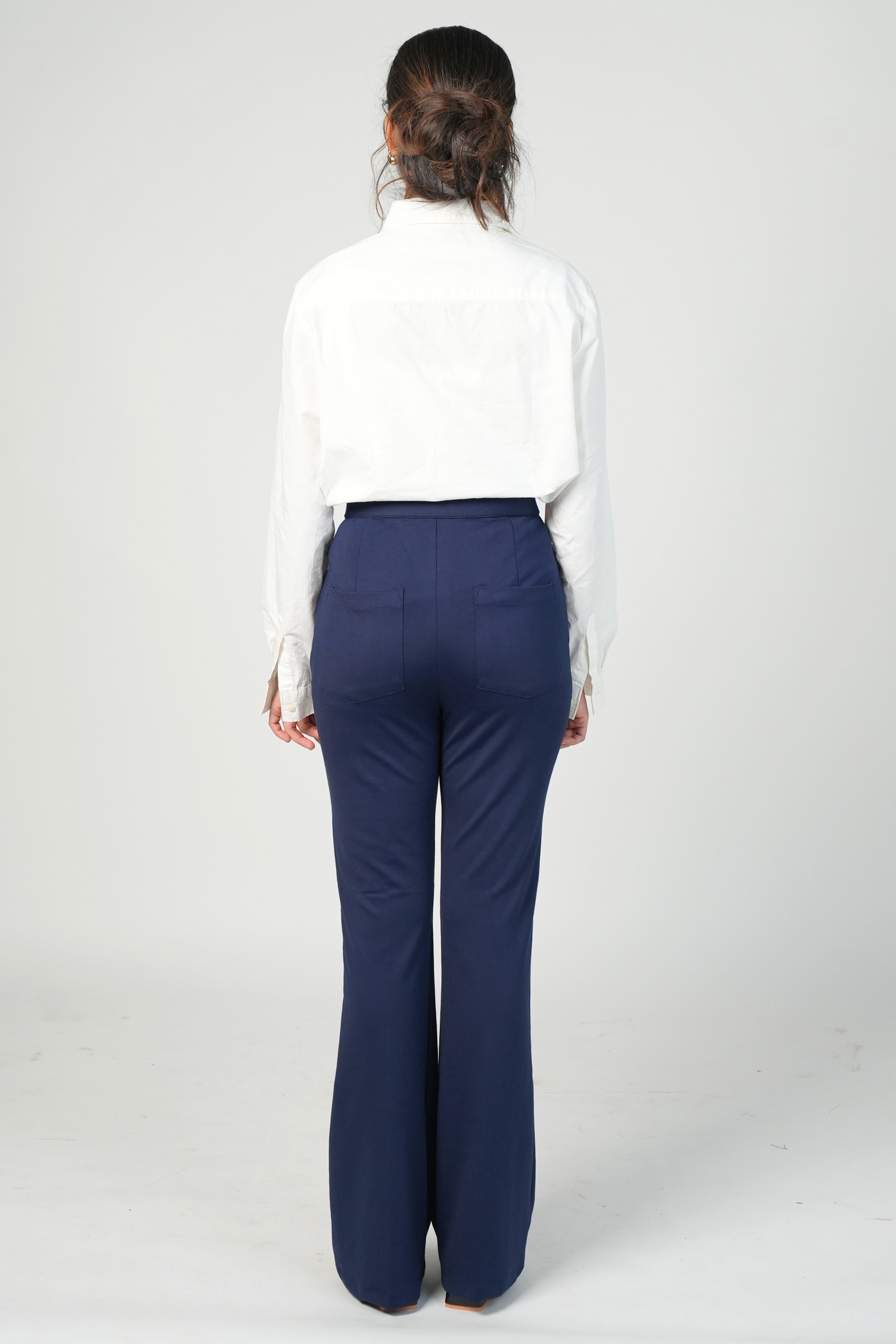 Swiss Sculpt BootCut Flare Pants - Navy Blue