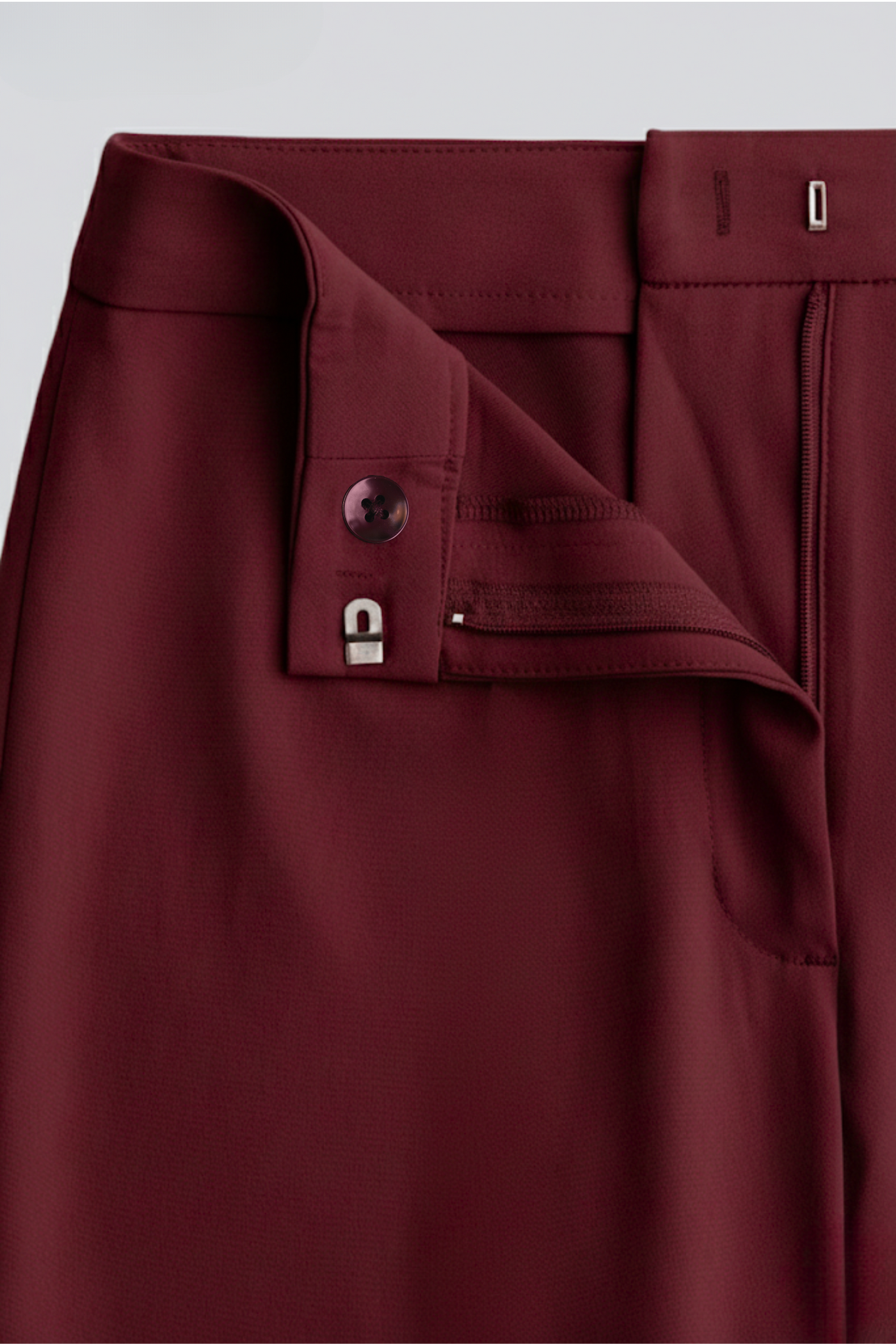 Swiss Sculpt Stretchable BootCut Flare Pants - Wine