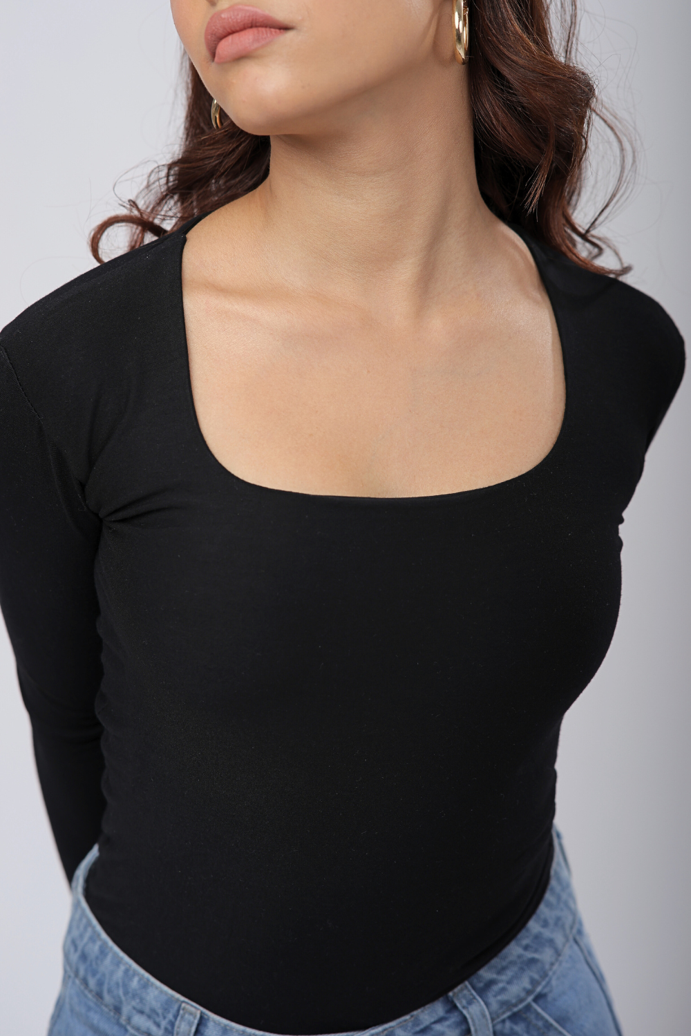 トップス SQUARE NECK LADY LIKE PLEATS TOP セール】SQUARE NECK LADY LIKE PLEATS TOP（その他トップス）｜Ameri