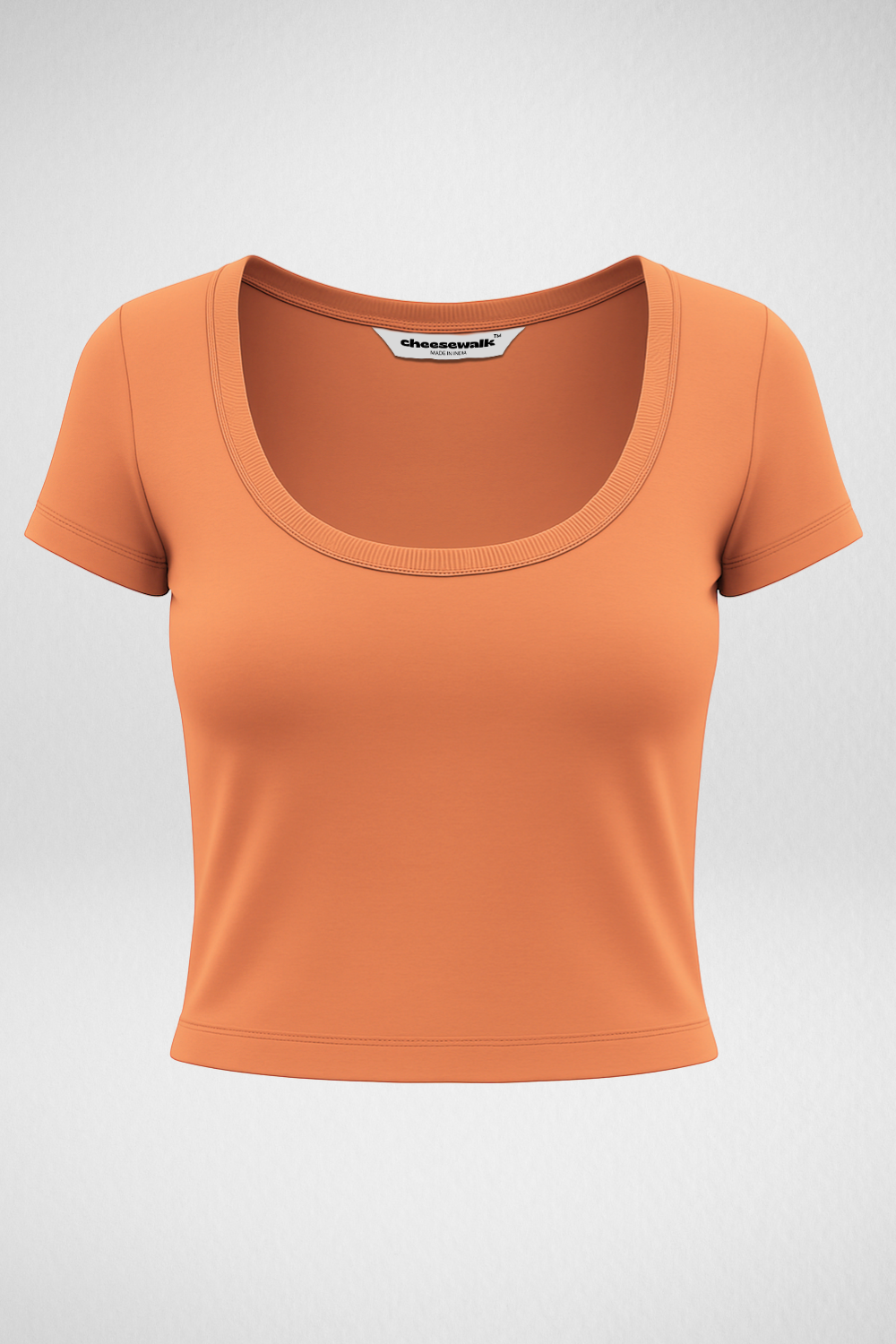 Vayra Scoop Neck Top - Rust