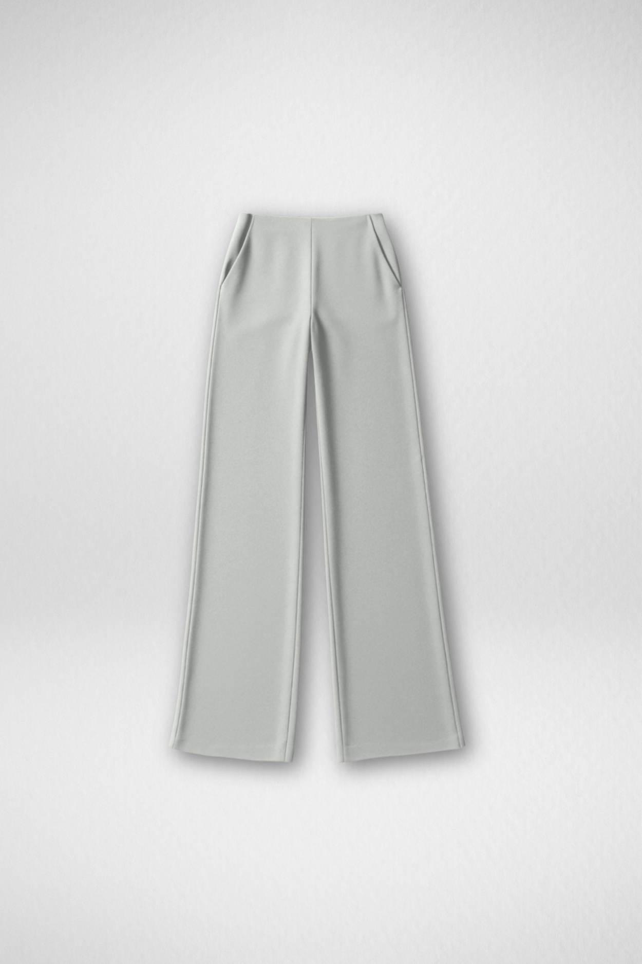Boss Babe Stretchable Wide Leg Pants - Grey