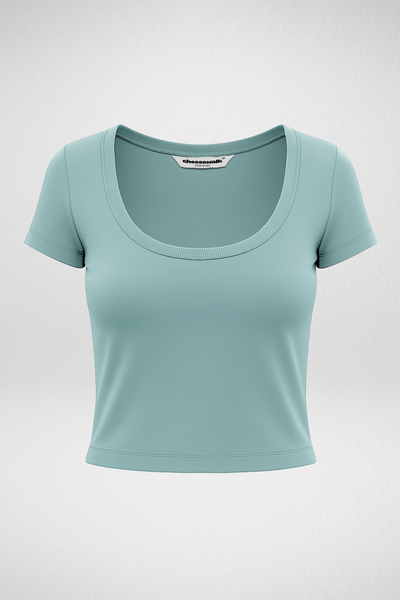 Vayra Scoop Neck Top - Mint