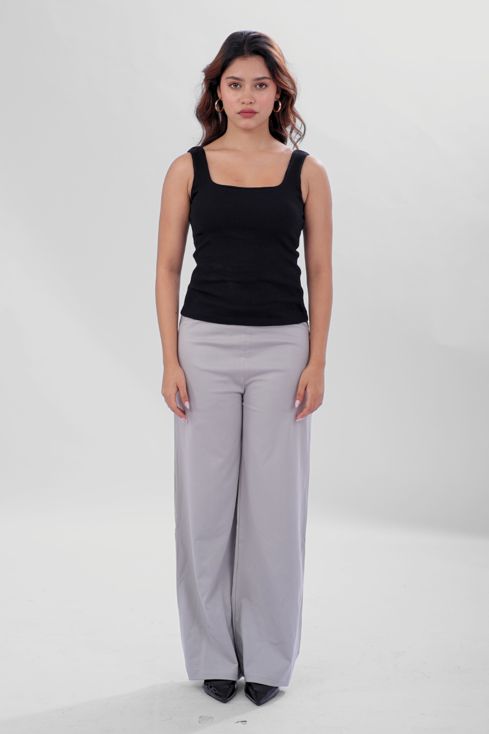 The 'Unhooked' Inbuilt Bra Top - Black