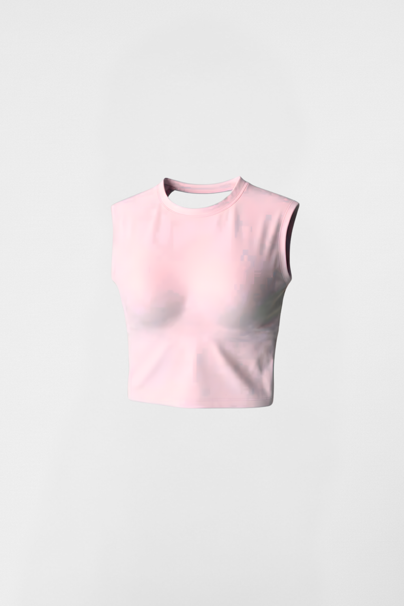 Muse Backless Inbuilt Bra Top - Blush Pink