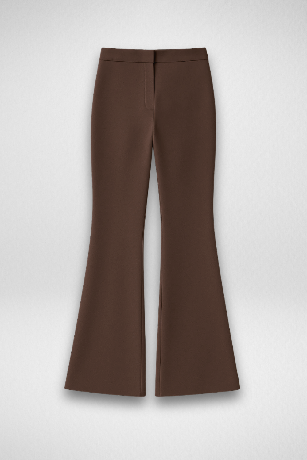 Swiss Sculpt Stretchable BootCut Flare Pants - Chocolate Brown