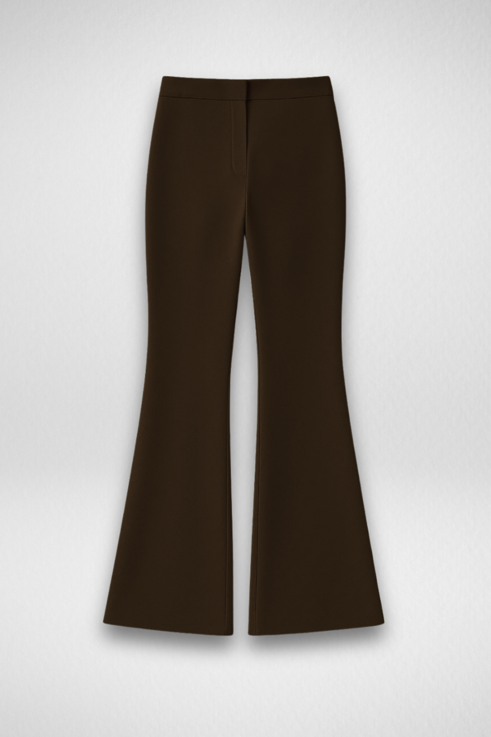 Swiss Sculpt Stretchable BootCut Flare Pants - Chocolate Brown