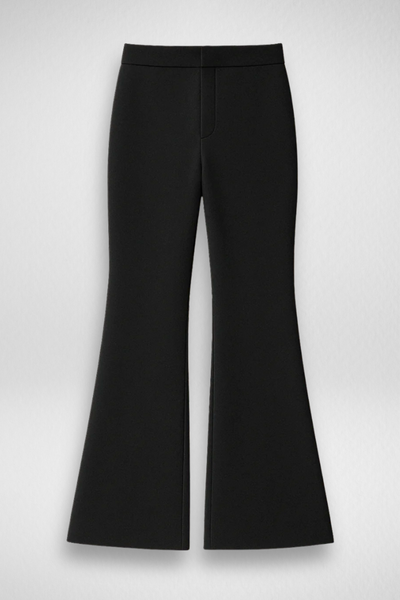 Swiss Sculpt Stretchable BootCut Flare Pants - Black