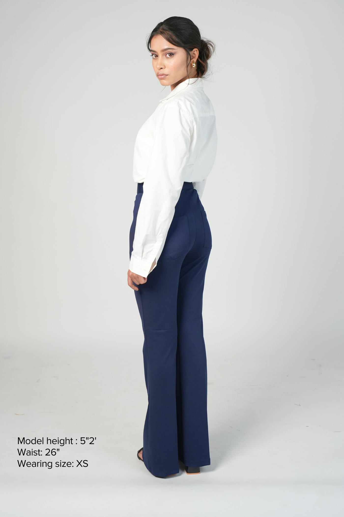 Swiss Sculpt BootCut Flare Pants - Navy Blue