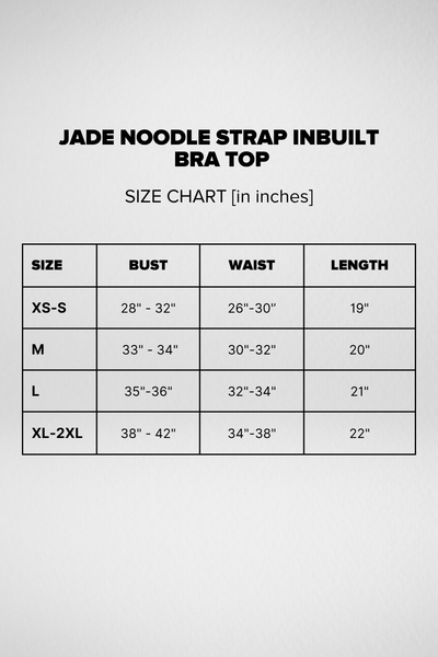 Jade Noodle Strap Inbuilt Bra Top - Muted Brown