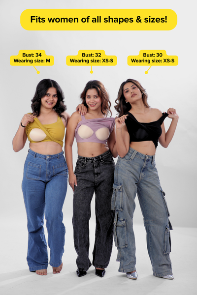 The 'Unhooked' Inbuilt Bra Top - Dusty Lilac