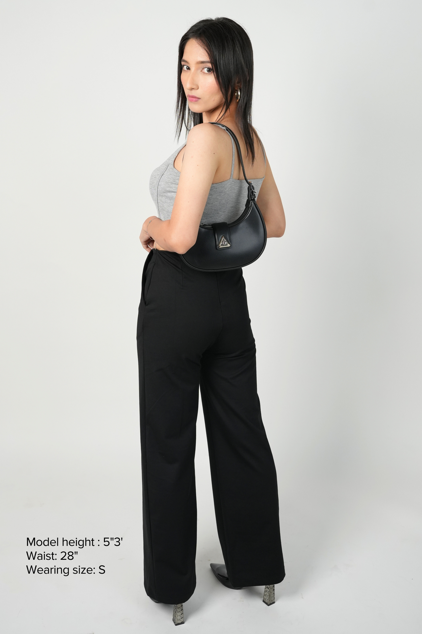 Boss Babe High Waist Wide Leg Pants - Black