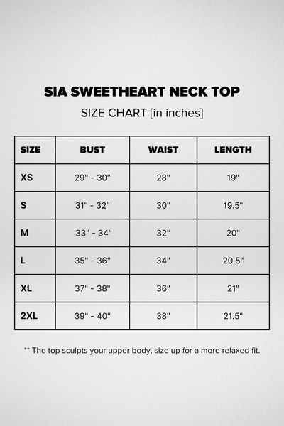 Sia Sweetheart Neckline Top - Ruby Red