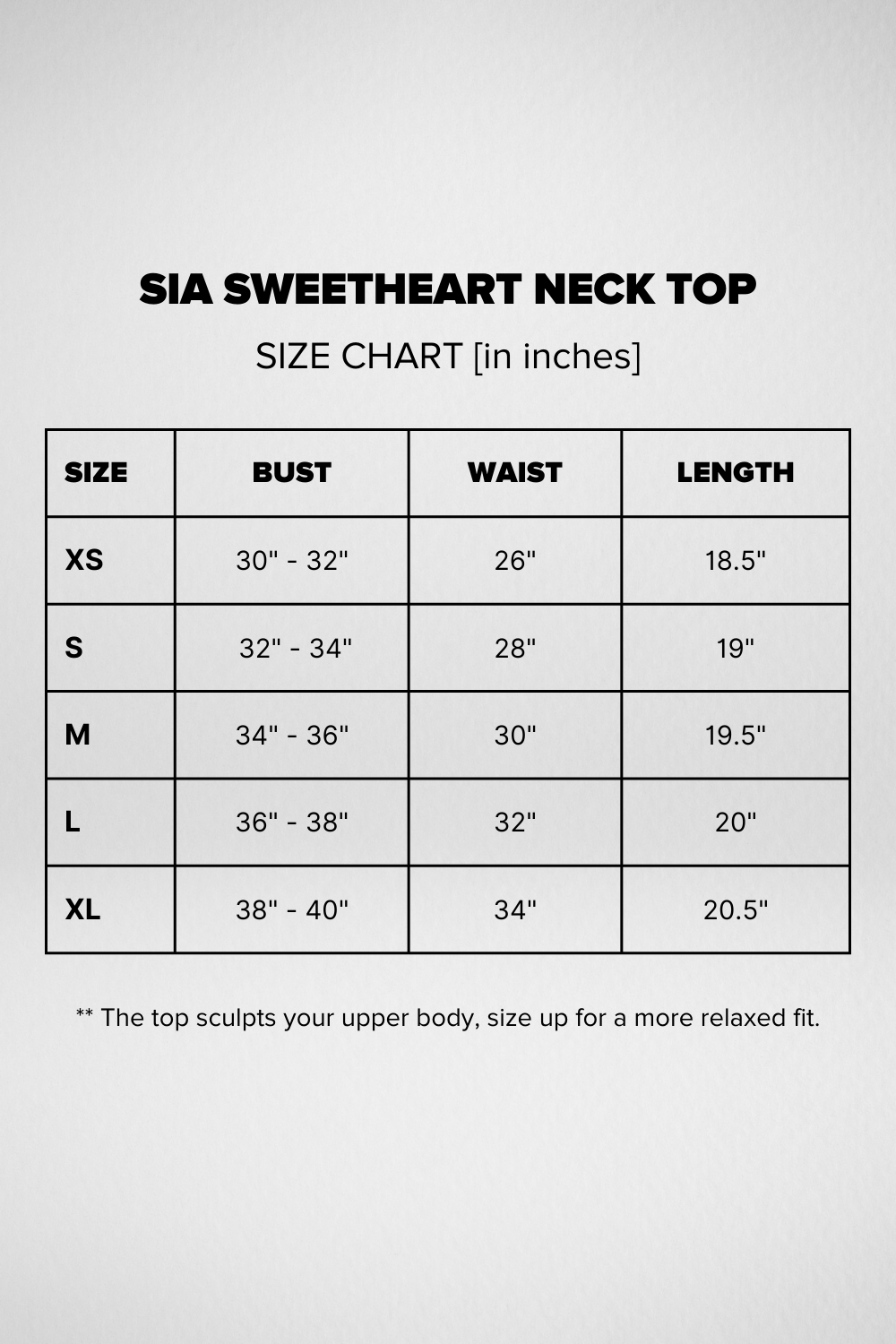 Sia Sweetheart Neckline Top - Black
